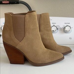 Tan Suede Ankle Boots